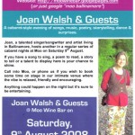 Joan Walsh Event @ Moo Wine Bar 2008