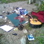 Song practise by Garadice Lake...2008