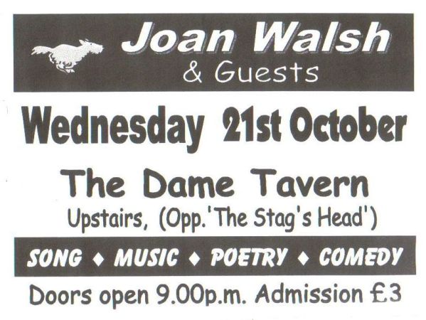 Joan Walsh Event @ The Dame Tavern